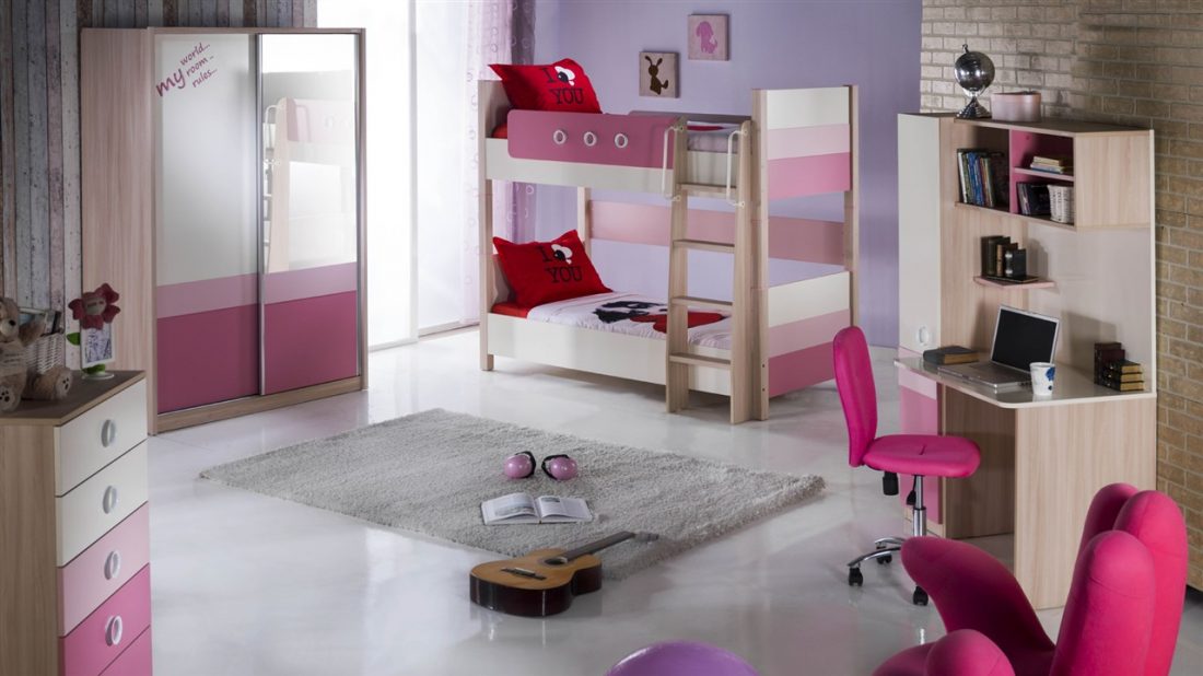 Παιδικό Δωμάτιο Portivo Pink