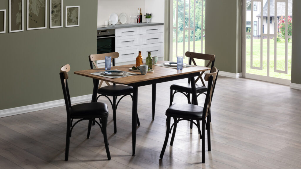 Τραπεζαρία Κουζίνας Essen Black